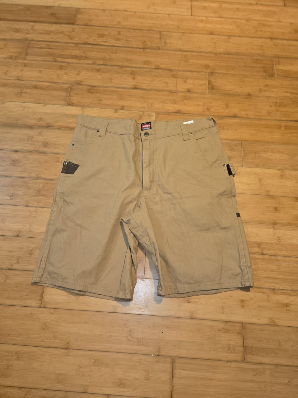 RIGGS by Wrangler Mens 38 Carpenter Shorts Ripstop Cotton Relaxed